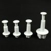 4pcs Plum Flower Plunger Cutter Sugarcraft Fondant Cake Decorating DIY Tool - Image 3