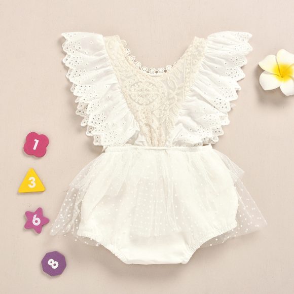 Lace baby jumpsuit - Image 4