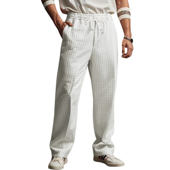 Thin Men's Loose Casual Minimalism Wide Leg Pants - Image 3