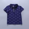 Anchor printed boy boy suit Korean short sleeve spring summer children's wear - Image 4