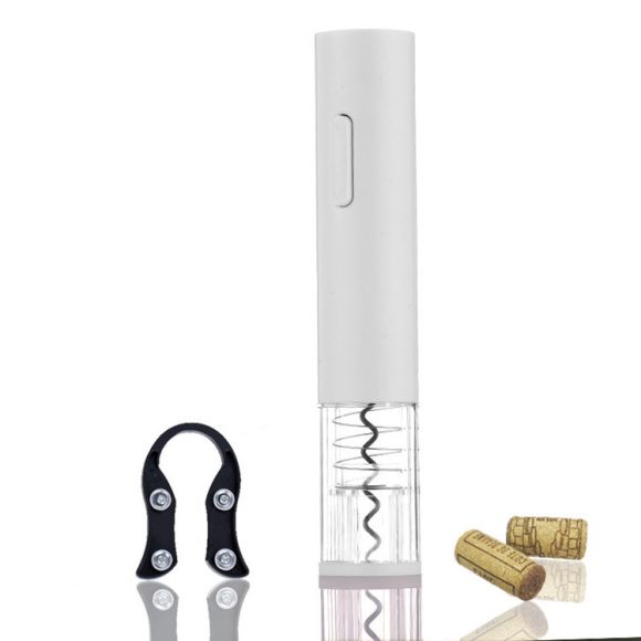Electric Wine Opener Automatic Electric Wine Bottle Corkscrew Opener With Foil Cutter Wine Bottle Opener Kit - Image 3
