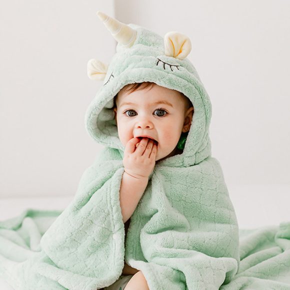 Coral Fleece Bath Towel Lion Koala Bath Towel - Image 2