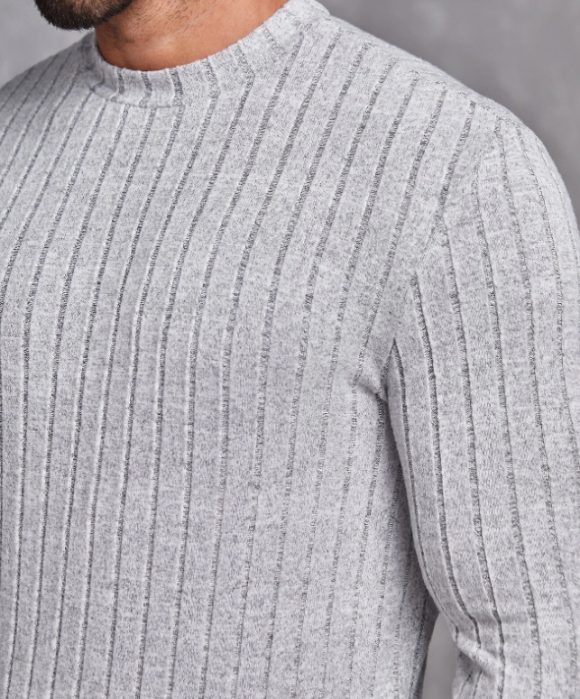 Casual Solid Color Round Neck Pullover Long-sleeved T-shirt - Image 9