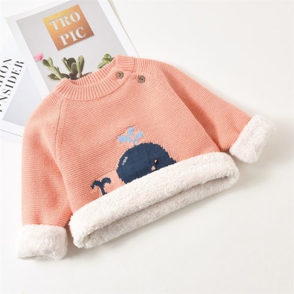 Baby plush warm clothes - Image 3