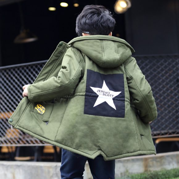Five-pointed star trench coat - Image 5