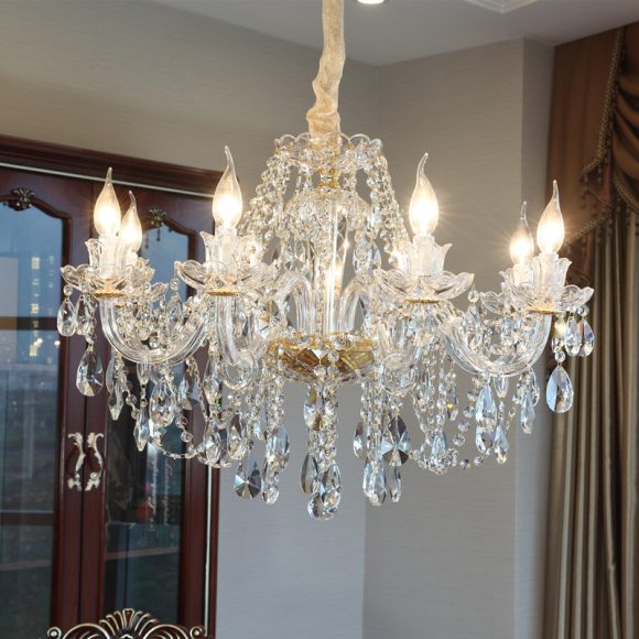 Luxury Crystal Chandelier In Living Room - Image 6