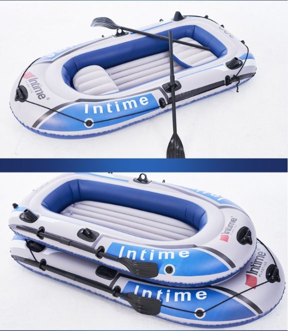 Outdoor water sports two inflatable kayak, raft boat - Image 2