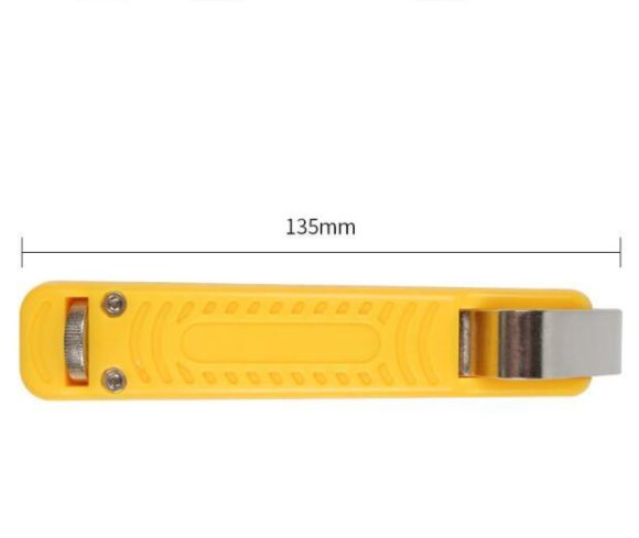 LY25-1 Adjustable Insulated Round Wire Stripper PVC Electrician's Knife - Image 7