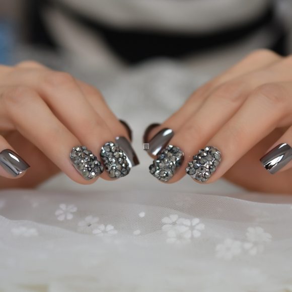 Metal false nails for women - Image 7