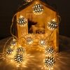 LED Fairy Garland Hollow wrought iron Ball