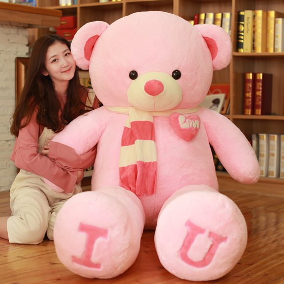 Heart Bear Pillow Plush Toy Valentine's Day Gift - Image 3