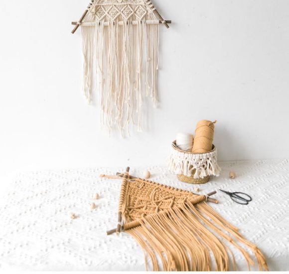 Macrame Wall Hanging Nordic Indoor Wall Tapestry - Image 3