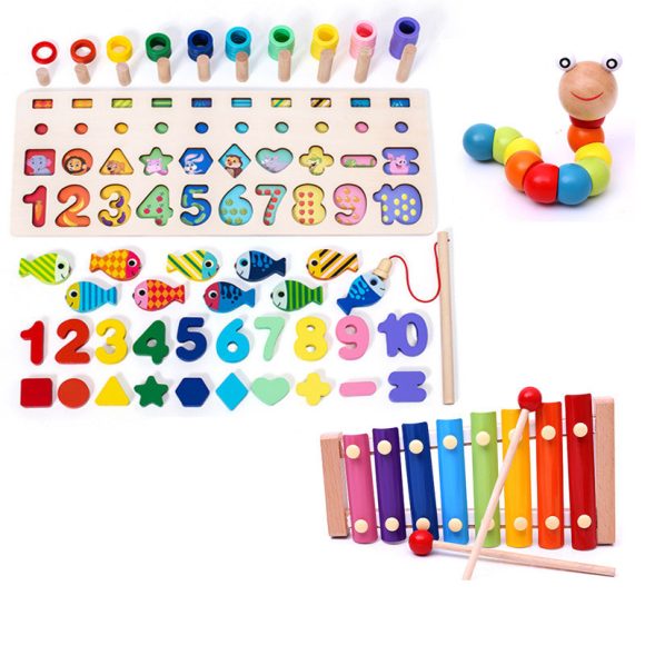 Children 3D Alphabet Number Puzzle Baby Colorful Geometric Digital Letter Educational Toy - Image 8