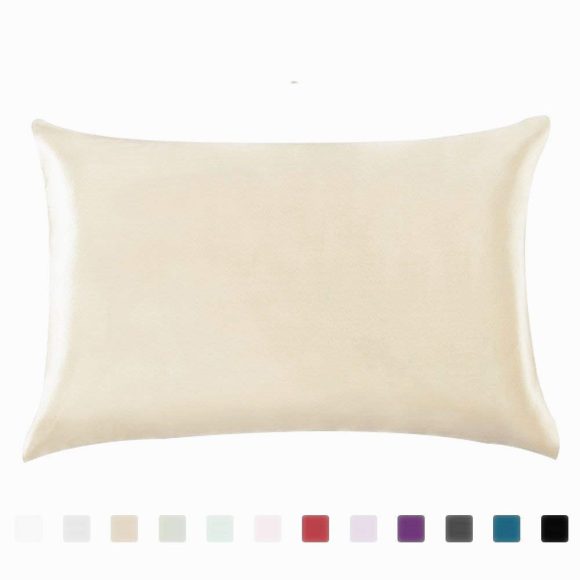 Pillowcase Satin Solid Color Simulation Silk Single Pillowcase Ice Silk Pillowcase - Image 4