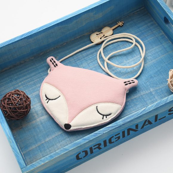 The New South Korean Manufacturers Original Cartoon Small Fox Children Small Satchel Purse - Image 8