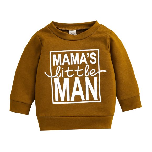 Brown Coat Newborn Baby Girl Alphabet Top - Image 8