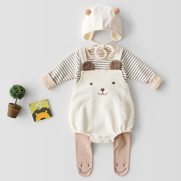 Baby sleeveless strapless cotton robe hat - Image 6