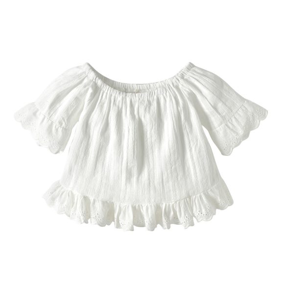 Girls Lace Pearl Jeans Set - Image 8