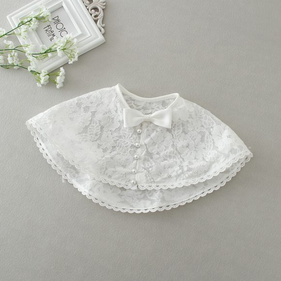Cute Baby White Fluffy Dress Two-piece Set - Image 4