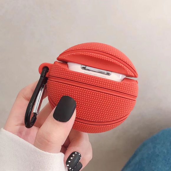 Compatible with Apple, Football AirPods2 Silicone Case - Image 2