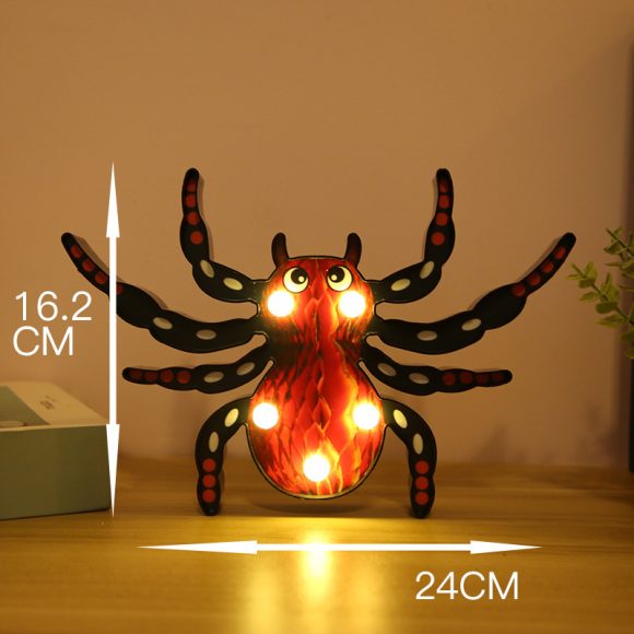 Halloween Lights Decoration LED Light Pumpkin Spider Bat Skull Outdoor Decorative Modeling Room Lights Decor Helloween Party - Image 3