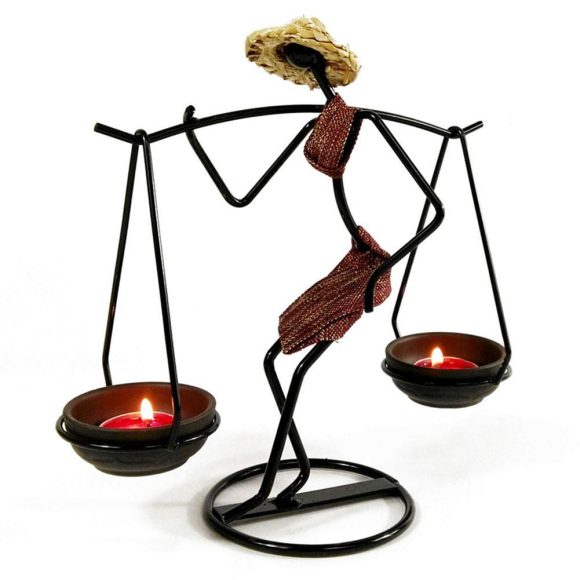 Candle Holder Romantic Candle Holder Carrying Girl Decoration - Image 2