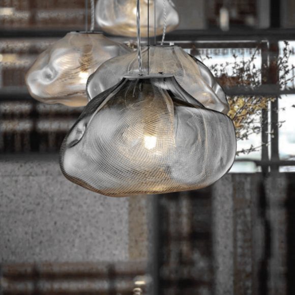 Postmodern Light Luxury Glass Decorative Chandelier - Image 2