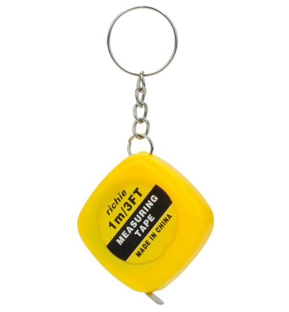 1M Mini Measuring Tape With Key Buckle Portable Random Color Hand Tools With Centimeter And Inch Scale - Image 5