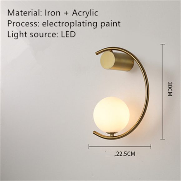 Modern Minimalist Light Luxury Creative Design Wall Lamp - Image 5