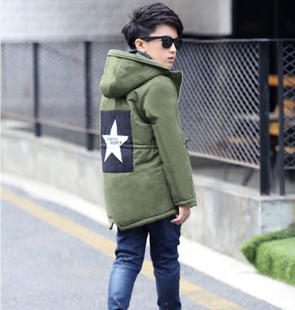 Five-pointed star trench coat - Image 4