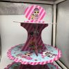 Cartoon doll birthday theme cake stand - Image 6
