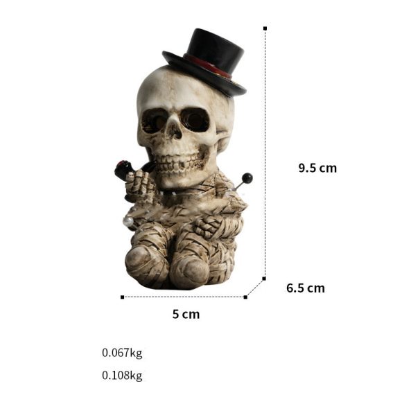 Resin Crafts Halloween Decorations Home Skull Aromatherapy Home Decor - Image 5