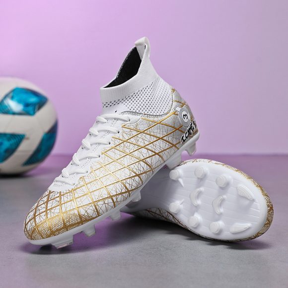 Soccer Shoes Long And Short Spikes Adult Student Race Shoes Training - Image 5