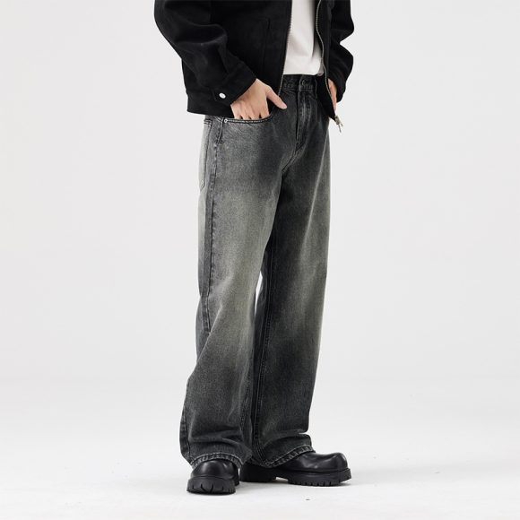 American Wide Leg Jeans For Men - Image 3