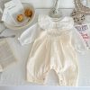 Baby Girl's Loose Adjustable Suspender Romper - Image 9