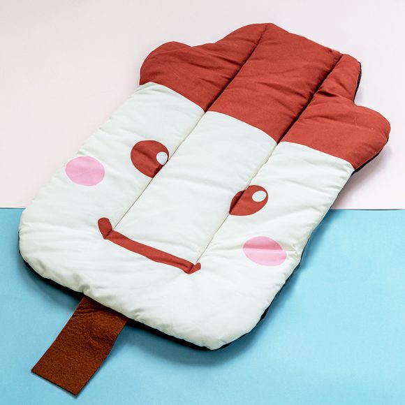 Dog Cooling Mat Pet Beds Cat Rug Ice Silk Pet Self Cooling Pad Blanket Summer Washable Oxford Farbric Cooling Down Summer Fruit - Image 4