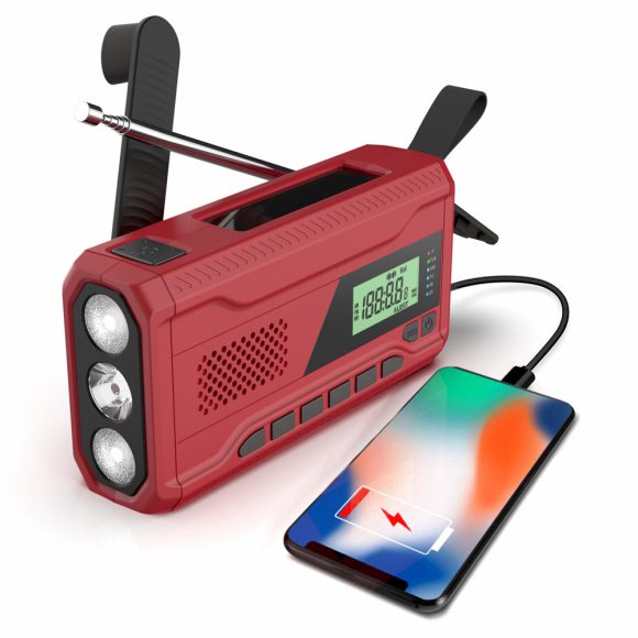Outdoor Emergency Radio Solar Hand-generated High Brightness Lighting - Image 2