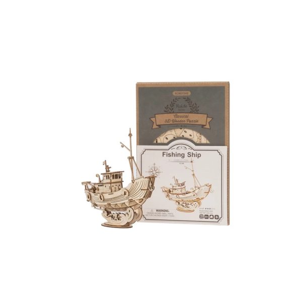Robotime Boat & Ship Model 3D Wooden Puzzle Games Toys Assembly Kit For Children Kids Girls Birthday Christmas Gift Dropshipping - Image 2