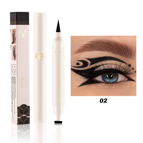 Black And White Seal Eyeliner Not Easy To Smudge - Image 2