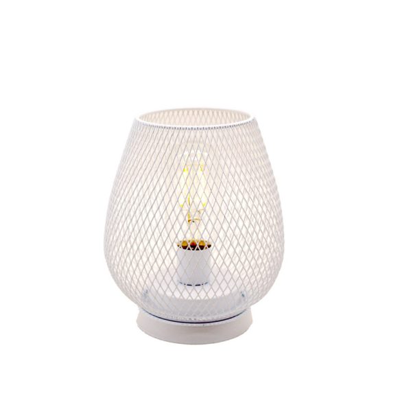Retro Iron Art Table Lamp Battery Powered Night Light Hollowed Out Birdcage Desk Reading Lamp Bedroom Decor Bedside Table Lamp Home Decor - Image 4