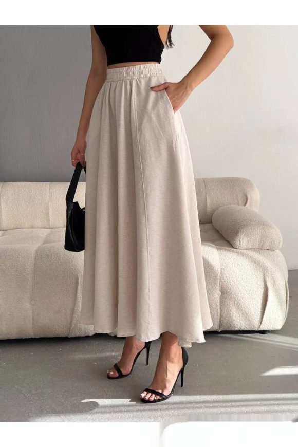 European And American Leisure A- Line Loose Fashion Women's Wear Long Dress - Image 5