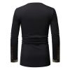 Men's Casual Long-sleeved Polyester Shirt Bronzing - Image 4