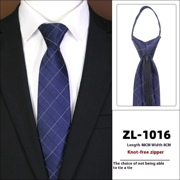 Men's Formal Wear Business Zipper Tie-free - Image 2