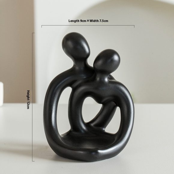 Ceramic Couple Candlestick Modern Nordic Suit Retro Aromatherapy Candle Cup Ornaments - Image 5