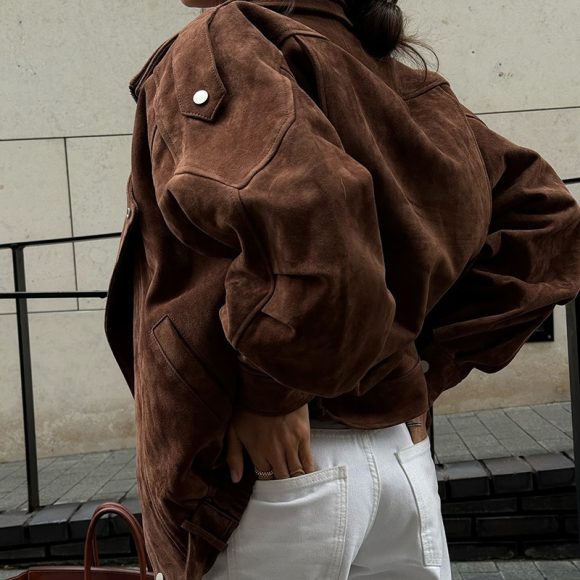 Short Loose Jacket Coat Women - Image 2