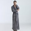 Men's Winter Coral Fleece Nightgown Homewear Thickened Pajamas - Image 9