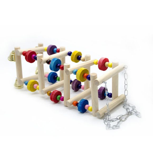 Parakeet Bird Toy Amusement Park Swing Stand - Image 6