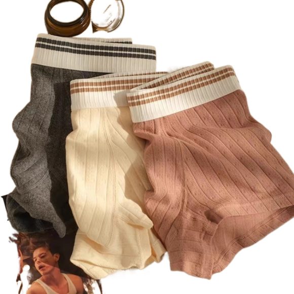 Men's Cotton Mid-waist Youth Comfortable Breathable Boxers - Image 4