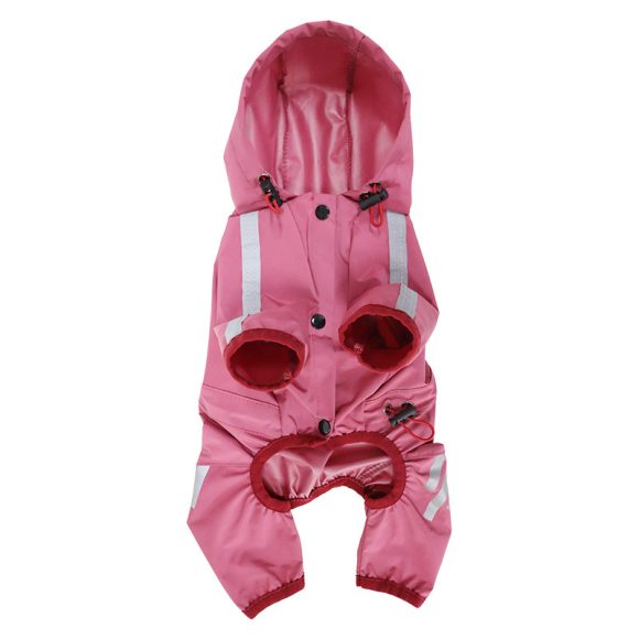 Dog Raincoat Full Package Four Feet Waterproof Rain Cape Pet Products - Image 3