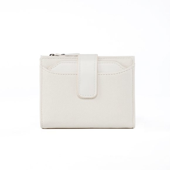 Women's Short Solid Color Leather Wallet - Image 7